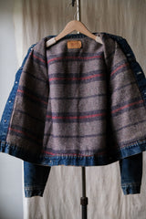 Levi's 1970's 70505 Big E Type III Denim Trucker Jacket Blanket Lined 70s vintage denim jacket American made blanket lining