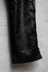 JTS Vintage Side Lace-up Leather Motorcycle Pants 古著側綁帶真皮機車褲
