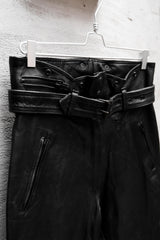 1980's-90's MODEKA Vintage Leather Motor Racing Pants 德國古著高腰重機皮褲