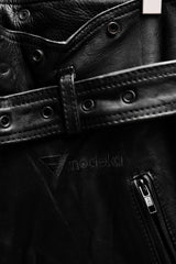 1980's-90's MODEKA Vintage Leather Motor Racing Pants 德國古著高腰重機皮褲