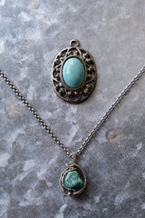 天然ターコイズペンダント&ネックレス 天然ターコイズペンダント&ネックレス