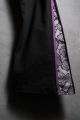 Remade Snake Print Zip Wide Leg Pants