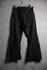 Remade Snake Print Zip Wide Leg Pants