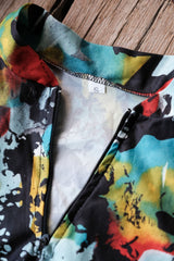 ヴィンテージ マルセル・クレール アブストラクト柄 サイクリングジャージ