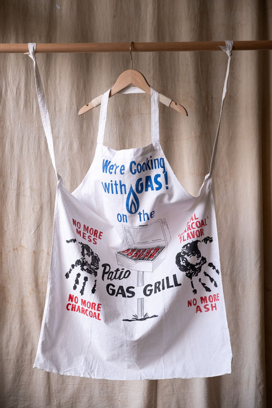 Vintage Printed Chef Cooking Apron 復古印花廚師圍裙