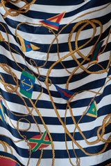 ヴィンテージバロックプリントシルクスカーフ バロックプリントシルクスカーフ