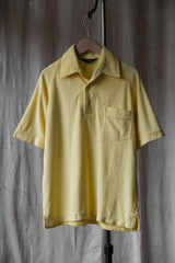 1970~80's JC Penney Terry Cloth Polo Shirt vintage terry terry cloth beach surfing Polo shirt