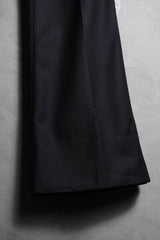 ヴィンテージ ピンストライプ ウール フレアパンツ riri ジッパー