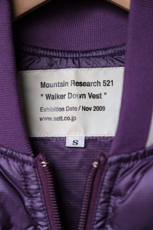 Mountain Research 521 09A/W Walker Down Vest 日本機能品牌 雙色調羽絨背心