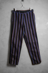 Nepenthes Striped Sideline Pants Japanese selection of famous early own brand nylon side striped trousers made in Japan