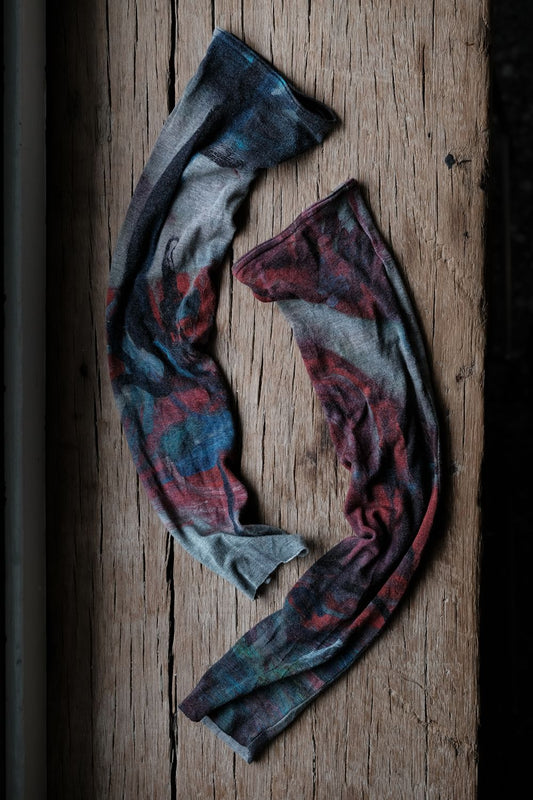 Yohji Yamamoto Pour Homme OUTLAST PLAIN STITCH ARM WARMER 山本耀司主線 嫘縈印花保暖袖套