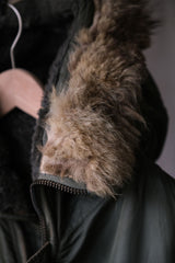 USAF 1960's N-3B ECW Wolf Fur Hood Flight Parka US military issued pilot polar cold-proof coat wolf fur hat