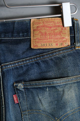 Levi's Vintage Clothing LVC 2000's 501XX Selvedge Denim Jeans Early 555 factory American-made large E selvedge denim pants