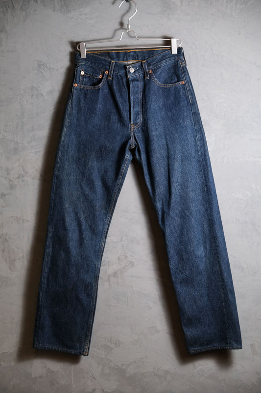 リーバイス 90年代 ヴィンテージ 501 ストレート デニム ジーンズ 初期のアメリカ製クラシックストレートデニムパンツ