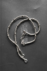 Minimalist Bead Chain 999 Silver Bracelet