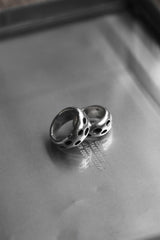 Molten Circle 999 Silver Ring