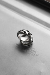 Molten Circle 999 Silver Ring