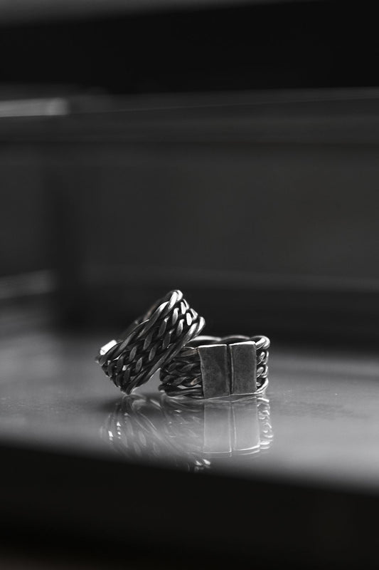 Serpent Braid 999 Silver Ring