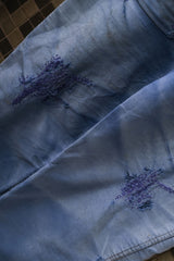 1950s-60s "Beau-Fort" French Indigo Moleskin Dungarees Overalls