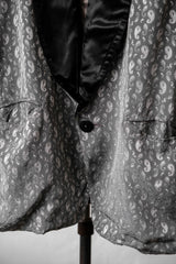 ”ESPRIT” ヴィンテージペイズリージャカードショールカラーブレザージャケット