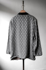 ”ESPRIT” ヴィンテージペイズリージャカードショールカラーブレザージャケット
