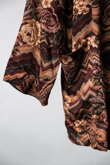 ”Kensington Square” Vintage Floral Print Blazer Jacket 古著花卉印花休閒西裝外套 美國製