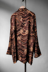 ”Kensington Square” Vintage Floral Print Blazer Jacket 古著花卉印花休閒西裝外套 美國製