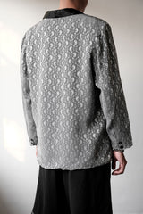 ”ESPRIT” ヴィンテージペイズリージャカードショールカラーブレザージャケット