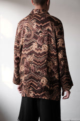 ”Kensington Square” Vintage Floral Print Blazer Jacket 古著花卉印花休閒西裝外套 美國製