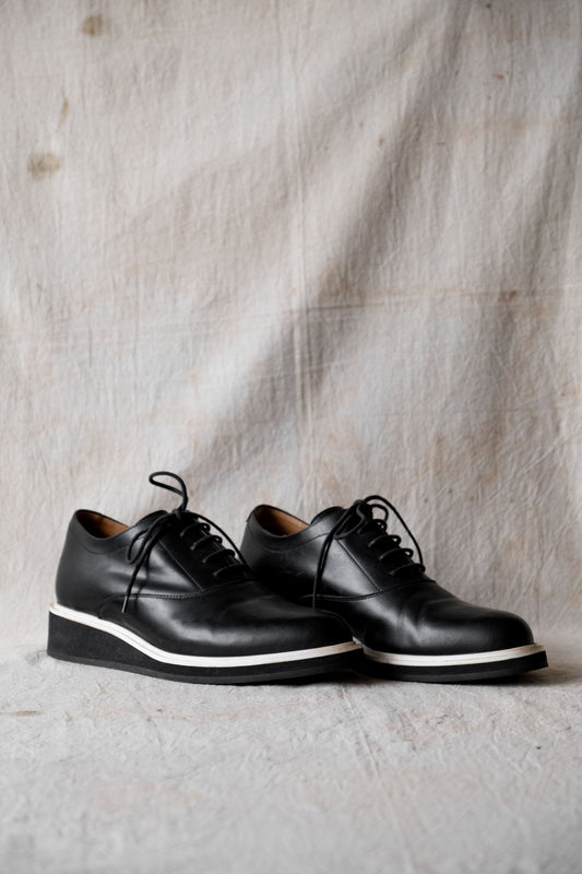 3.1 Phillip Lim Leather Platform Oxford Shoes 華裔美籍設計師品牌 皮革厚底綁帶牛津鞋