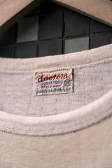 1960's "DUOFOLD" Vintage Basic Jersey Undershirt American vintage knitted long-sleeved underwear beige