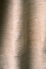 British Vintage "STELLA" Henley Undershirt British Vintage Knitted Henley Collar Long Sleeve Undershirt Wheat