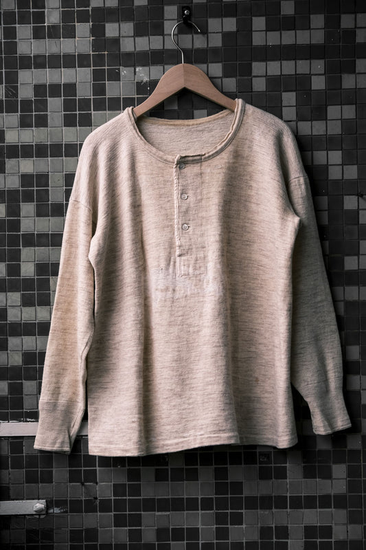 ヴィンテージウールヘンリーアンダーシャツ