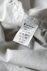 ポータークラシック - スタンドカラーロングスモックシャツウォッチチェーンアイテム - ホワイト