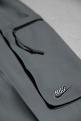 Nike Tech Pack 23F/W Wide Pants gray green side pocket drawstring wide pants