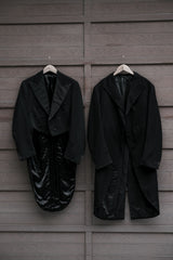 1940's British Wool Dress Suit/morning dress British vintage wool tailcoat/morning dress coat