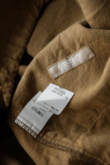 CONFECT nest Robe リネン起毛スモックシャツ 日本のデザイナーブランド リネン起毛スタンドカラーブラウス