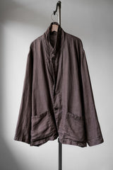 CONFECT nest Robe タイトツイストリネンアムンゼンイージーフィットジャケット 日本のデザイナーブランド リネンカジュアルスーツジャケット