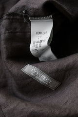 CONFECT nest Robe タイトツイストリネンアムンゼンイージーフィットジャケット 日本のデザイナーブランド リネンカジュアルスーツジャケット