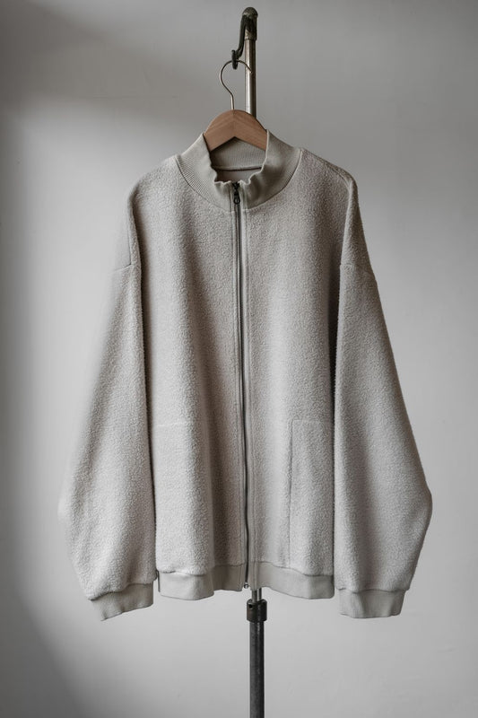 CONFECT nest Robe Napped Brush Cotton Linen Zip Tops 日本設計師品牌 抓絨雙拉鍊立領外套