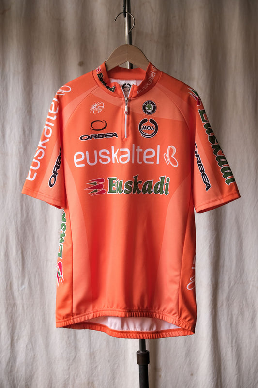 ”MOA” Bikewear Cycling Jersey 義大利製 復古半拉鍊自行車衣 橘色