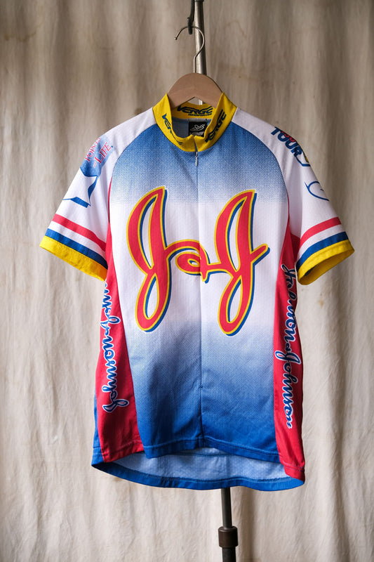 ”VERGE” Bikewear Cycling Jersey 波蘭製 復古半拉鍊自行車衣 紅/藍/白