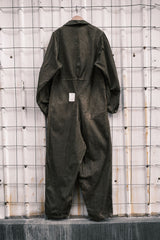 1950's BRITISH ARMY Green Denim Anti Louse Jumpsuit version