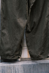 1950's BRITISH ARMY Green Denim Anti Louse Jumpsuit version