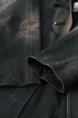 1950's Vintage British Macintosh Raincoat by 'Greengate' Black British Railway Stationmaster Raincoat Jacket