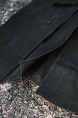 1950's Vintage British Macintosh Raincoat by 'Greengate' Black British Railway Stationmaster Raincoat Jacket