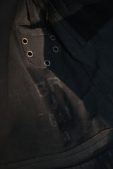 1950's Vintage British Macintosh Raincoat by 'Greengate' Black British Railway Stationmaster Raincoat Jacket