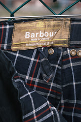 1970's BARBOUR International 1 warrant Waxed Pants 1970s Barbour waxed pants single crown period