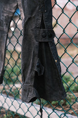 1970's BARBOUR International 1 warrant Waxed Pants 1970s Barbour waxed pants single crown period