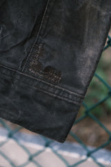 1970's BARBOUR International 1 warrant Waxed Pants 1970s Barbour waxed pants single crown period